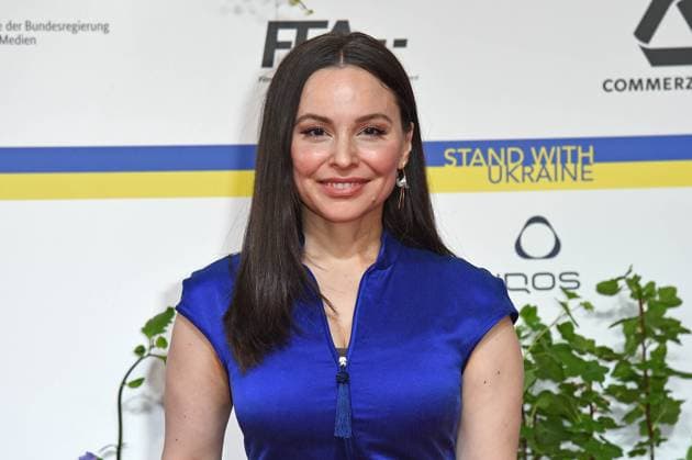 Mina Tander bei der Ankunft auf dem Roten Teppich zum DEUTSCHER FILMPREIS 2023 im Theater am Potsdamer Platz in Berlin am 12.05.2023