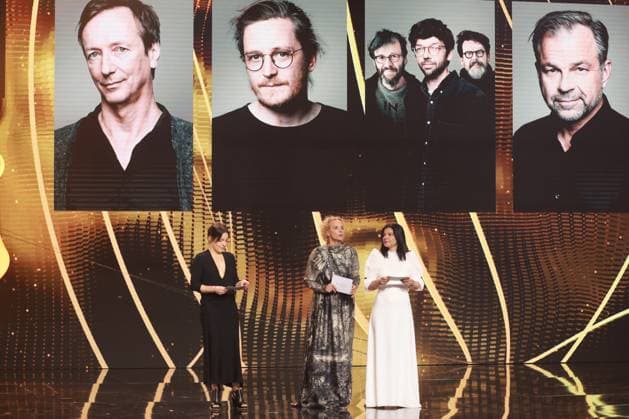 Deutscher Filmpreis 2023 Jasmin Tabatabai, Nicolette Krebitz, Katja Riemann Laudatorinnen BESTE FILMMUSIK bei der Verleihung der Lola - Deutscher Filmpreis 2023 im Theater am Potsdamer Platz in Berlin 12.05.2023 Copyright: xEventpressx