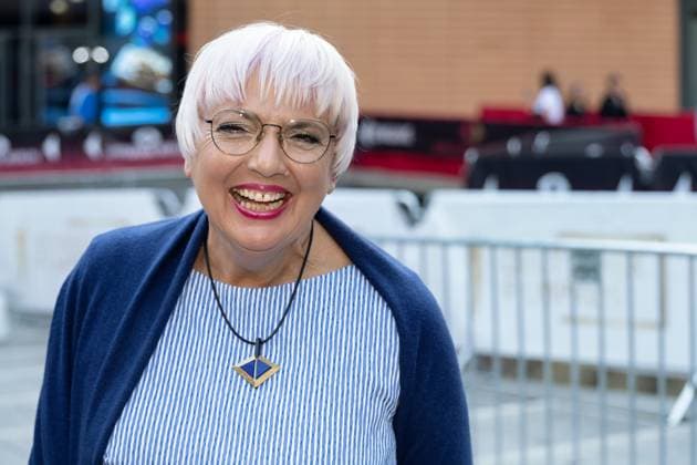 12.05.2023,Berlin,Deutschland,Deutscher Filmpreis 2023,Verleihung der Lola im Theater am Potsdamer Platz,Ankunft Claudia Roth Staatsministerin für Kultur und Medien