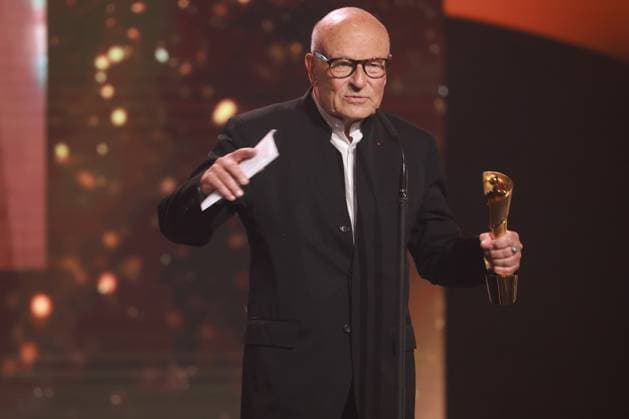 Deutscher Filmpreis 2023 Volker Schlöndorff Preisträger EHRENPREIS bei der Verleihung der Lola - Deutscher Filmpreis 2023 im Theater am Potsdamer Platz in Berlin 12.05.2023 Copyright: xEventpressx