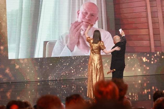 Deutscher Filmpreis 2023 Volker Schlöndorff Preisträger EHRENPREIS Übergabe Lola: Alexandra Maria Lara bei der Verleihung der Lola - Deutscher Filmpreis 2023 im Theater am Potsdamer Platz in Berlin 12.05.2023 Copyright: xEventpressx