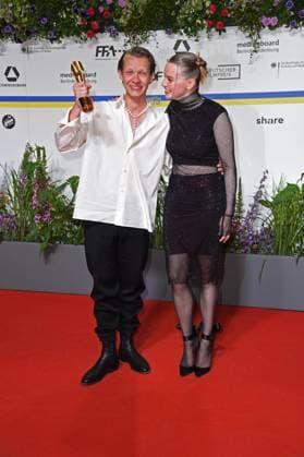 Felix Kammerer, Luna Wedler als Gewinner bei DEUTSCHER FILMPREIS 2023 im Theater am Potsdamer Platz in Berlin am 12.05.2023