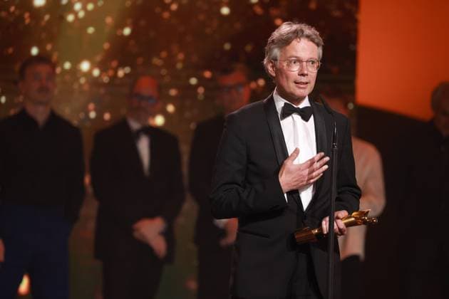 Deutscher Filmpreis 2023 BESTER SPIELFILM GOLD DASLEHRERZIMMER bei der Verleihung der Lola - Deutscher Filmpreis 2023 im Theater am Potsdamer Platz in Berlin 12.05.2023 Copyright: xEventpressx