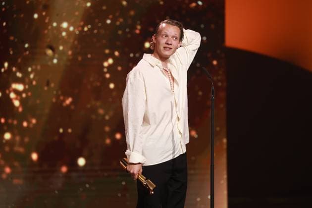 Deutscher Filmpreis 2023 BESTE MÄNNLICHE HAUPTROLLE Gewinner Felix Kammerer IM WESTEN NICHTS NEUES bei der Verleihung der Lola - Deutscher Filmpreis 2023 im Theater am Potsdamer Platz in Berlin 12.05.2023 Copyright: xEventpressx