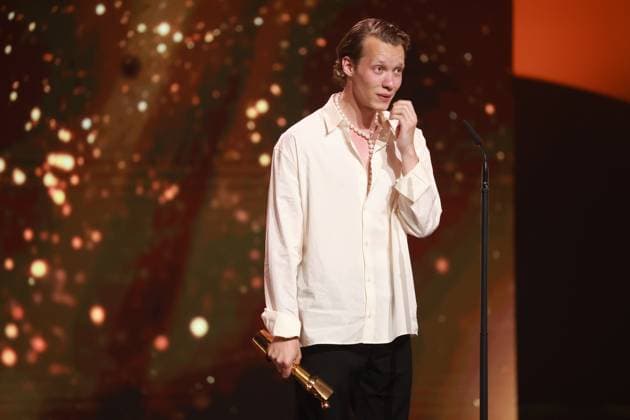 Deutscher Filmpreis 2023 BESTE MÄNNLICHE HAUPTROLLE Gewinner Felix Kammerer IM WESTEN NICHTS NEUES bei der Verleihung der Lola - Deutscher Filmpreis 2023 im Theater am Potsdamer Platz in Berlin 12.05.2023 Copyright: xEventpressx