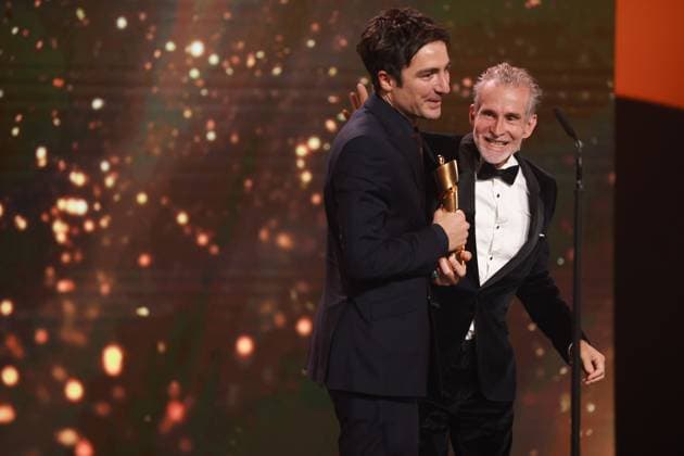 Entertainment Bilder des Tages Deutscher Filmpreis 2023 Uli Matthes Laudator BESTE Regie Gewinner Ilker Catak DAS LEHRERZIMMER bei der Verleihung der Lola - Deutscher Filmpreis 2023 im Theater am Potsdamer Platz in Berlin 12.05.2023 Copyright: xEventpressx