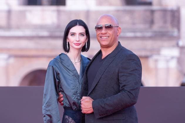 Italy: Fast X Premiere in Rome Vin Diesel and Meadow Rain Walker attend the premiere of the film Fast X in front of Colosseum in Rome on May 12, 2023 Rome Italy Copyright: MatteoxNardone