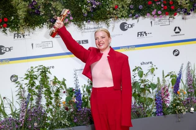 Event - Deutscher Filmpreis 2023 Jördis Triebel beim 73. Deutschen Filmpreis im Theater am Potsdamerplatz am 12.05.2023 in Berlin. Copyright: xEventpressxKochanx