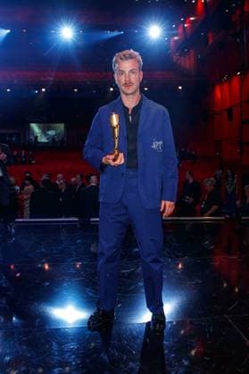 Event - Deutscher Filmpreis 2023 Albrecht Schuch beim 73. Deutschen Filmpreis im Theater am Potsdamerplatz am 12.05.2023 in Berlin. Copyright: xEventpressxKochanx