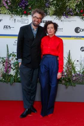 Event - Deutscher Filmpreis 2023 Maria Schrader mit Freund Jan Schomburg beim 73. Deutschen Filmpreis im Theater am Potsdamerplatz am 12.05.2023 in Berlin. Copyright: xEventpressxKochanx
