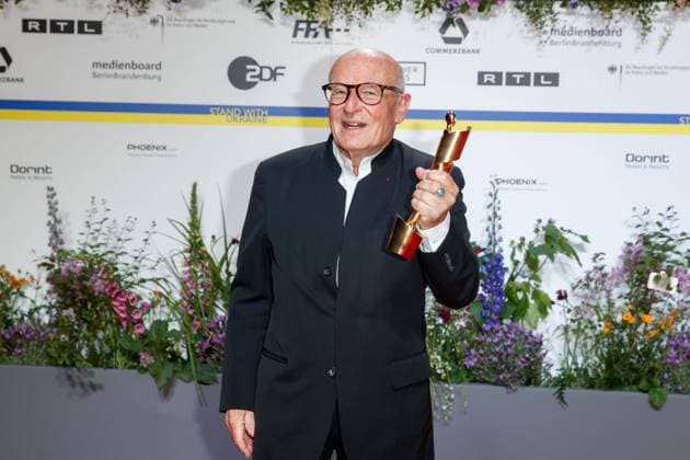 Event - Deutscher Filmpreis 2023 Volker Schloendorff beim 73. Deutschen Filmpreis im Theater am Potsdamerplatz am 12.05.2023 in Berlin. Copyright: xEventpressxKochanx