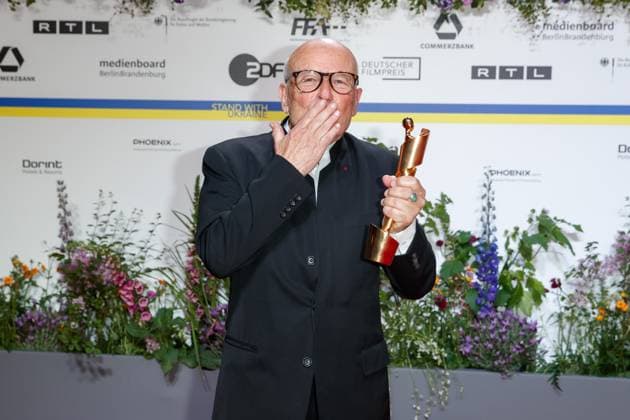 Event - Deutscher Filmpreis 2023 Volker Schloendorff beim 73. Deutschen Filmpreis im Theater am Potsdamerplatz am 12.05.2023 in Berlin. Copyright: xEventpressxKochanx