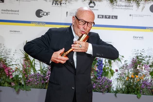 Event - Deutscher Filmpreis 2023 Volker Schloendorff beim 73. Deutschen Filmpreis im Theater am Potsdamerplatz am 12.05.2023 in Berlin. Copyright: xEventpressxKochanx