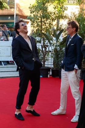 Event - Deutscher Filmpreis 2023 Fahri Yardim und Alexander Scheer beim 73. Deutschen Filmpreis im Theater am Potsdamerplatz am 12.05.2023 in Berlin. Copyright: xEventpressxKochanx
