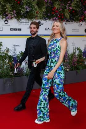 Event - Deutscher Filmpreis 2023 Paula Riemann und Max Befort beim 73. Deutschen Filmpreis im Theater am Potsdamerplatz am 12.05.2023 in Berlin. Copyright: xEventpressxKochanx