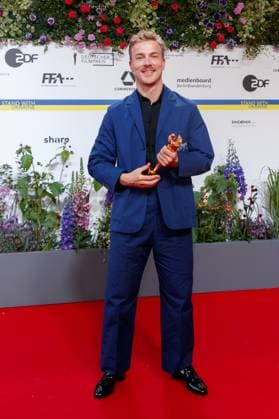 Event - Deutscher Filmpreis 2023 Albrecht Schuch beim 73. Deutschen Filmpreis im Theater am Potsdamerplatz am 12.05.2023 in Berlin. Copyright: xEventpressxKochanx
