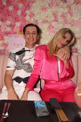 Sugar Factory Partners with Global Superstar Natti Natasha to Open New Miami Beach Location at Historic Firestone Garage on Alton Road. Featuring: Guaynaa and Lele Pons Where: Miami, Florida, United States When: 11 May 2023 Credit: Seth Browarnik startraksphoto.com Copyright: xSethxBrowarnik startraksphoto.comx 52709775 EDITORIAL USE ONLY. NOT FOR USE BY NEWSPAPERS BASED IN THE UK.