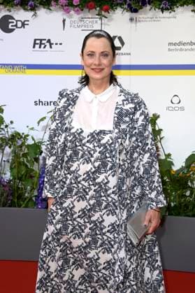 Inka Friedrich bei der 73. Verleihung des Deutschen Filmpreises 2023 im Theater am Potsdamer Platz. Berlin, 12.05.2023