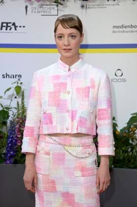 Leonie Benesch bei der 73. Verleihung des Deutschen Filmpreises 2023 im Theater am Potsdamer Platz. Berlin, 12.05.2023