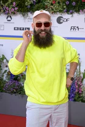 MC Fitti bei der 73. Verleihung des Deutschen Filmpreises 2023 im Theater am Potsdamer Platz. Berlin, 12.05.2023