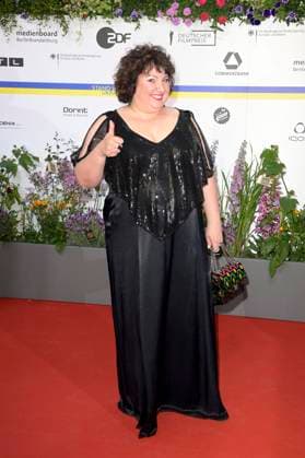 Meltem Kaptan bei der 73. Verleihung des Deutschen Filmpreises 2023 im Theater am Potsdamer Platz. Berlin, 12.05.2023