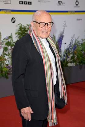 Volker Schlöndorff bei der 73. Verleihung des Deutschen Filmpreises 2023 im Theater am Potsdamer Platz. Berlin, 12.05.2023