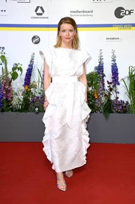 Karoline Schuch bei der 73. Verleihung des Deutschen Filmpreises 2023 im Theater am Potsdamer Platz. Berlin, 12.05.2023