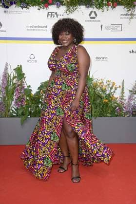Thelma Buabeng bei der 73. Verleihung des Deutschen Filmpreises 2023 im Theater am Potsdamer Platz. Berlin, 12.05.2023