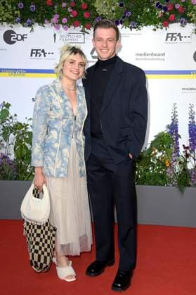 Mala Emde und Jannis Niewöhner bei der 73. Verleihung des Deutschen Filmpreises 2023 im Theater am Potsdamer Platz. Berlin, 12.05.2023