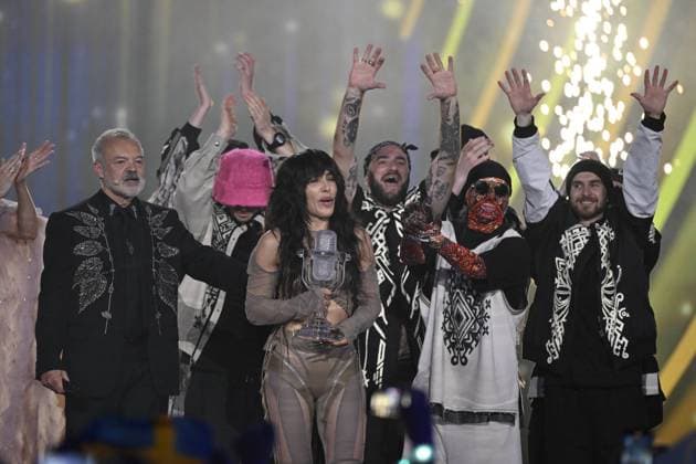 LIVERPOOL 20230513 Loreen vinner lördagens final i Eurovision Song Contest i Liverpool. Liverpool STORBRITANNIEN x10070x *** LIVERPOOL 20230513 Loreen wins Saturdays Eurovision Song Contest final in Liverpool Liverpool UK x10070x  Copyright: xJessicaxGow TTx EUROVISION 2023 FINAL TTABB0000000000187086