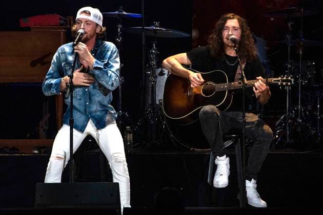 Bailey Zimmerman live auf dem iHeartCountry Festival 2023 im Moody Center. Austin, 13.05.2023