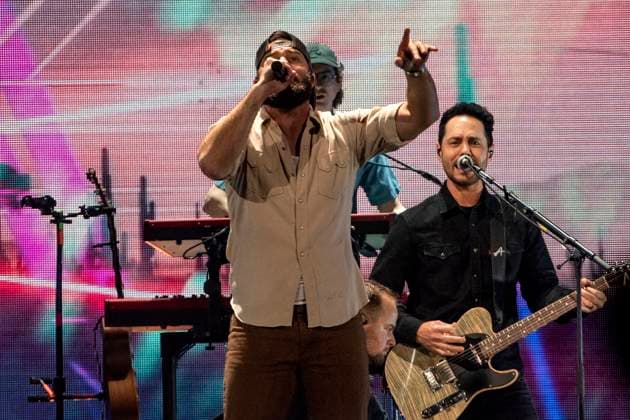 Jordan Davis live auf dem iHeartCountry Festival 2023 im Moody Center. Austin, 13.05.2023