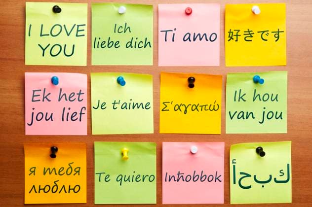 I love you word made by post it in 12 languages Copyright: xGeluxSorinxPopescux xDesignxPicsx , 31119612 Copyright: GeluxSorinxPopescux xDesignxPics 31119612