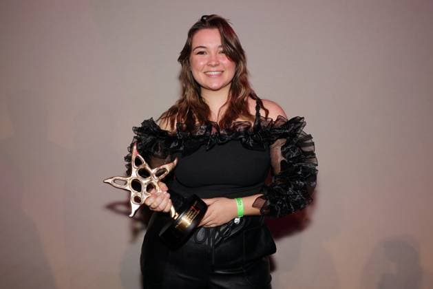 Joya Marleen Prix Walo 2023 Sängerin Joya Marleen gewinnt den Prix Walo in der Kategorie Newcomer. Verleihung des 47. Prix Walo für die Jahre 2020-2022 am 14.05.2023 in den SRF Fernsehstudios Zürich, Schweiz.