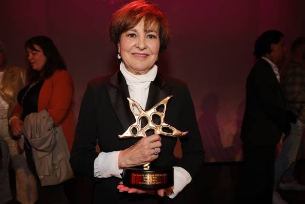 Paola Felix Prix Walo 2023 Paola Felix gewinnt den Ehren-Prix Walo für ihr Lebenswerk. Verleihung des 47. Prix Walo für die Jahre 2020-2022 am 14.05.2023 in den SRF Fernsehstudios Zürich, Schweiz.