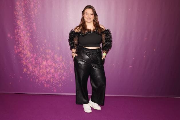 Joya Marleen Prix Walo 2023 Sängerin Joya Marleen auf dem roten Teppich. Verleihung des 47. Prix Walo für die Jahre 2020-2022 am 14.05.2023 in den SRF Fernsehstudios Zürich, Schweiz.