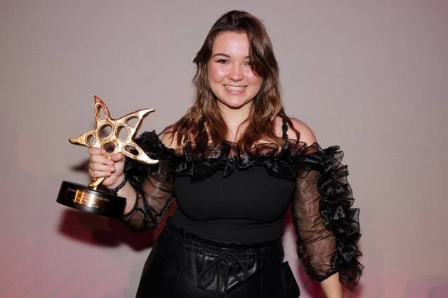Joya Marleen Prix Walo 2023 Sängerin Joya Marleen gewinnt den Prix Walo in der Kategorie Newcomer. Verleihung des 47. Prix Walo für die Jahre 2020-2022 am 14.05.2023 in den SRF Fernsehstudios Zürich, Schweiz.