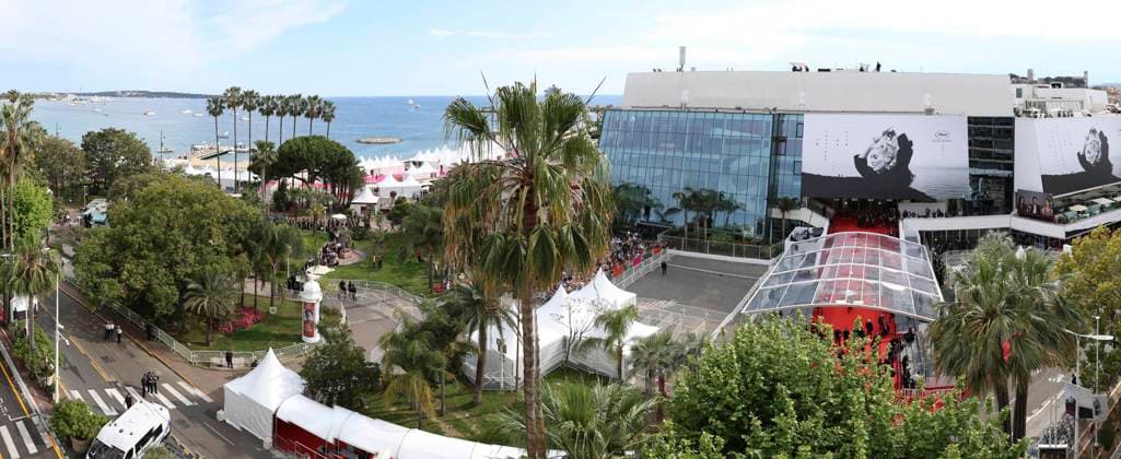 Der Palais des Festivals et des Congres de Cannes während des Festival de Cannes 2023 76. Internationale Filmfestspiele von Cannes. Cannes, 16.05.2023