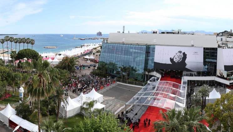 Der Palais des Festivals et des Congres de Cannes während des Festival de Cannes 2023 76. Internationale Filmfestspiele von Cannes. Cannes, 16.05.2023