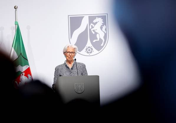 Verleihung Staatspreis an Angela Merkel Bundeskanzlerin a.D. Angela Merkel wird am Dienstag den 16.05.2023 mit dem Staatspreis NRW geehrt. Überreicht durch Christine Lagarde und Ministerpräsident Hendrik Wüst. Köln Nordrhein-Westfalen Germany