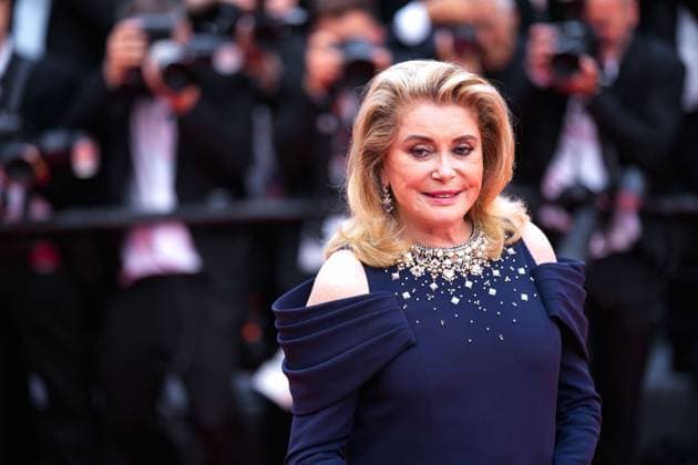 The Jeanne du Barry Film Premiere at the 76th Edition of the Cannes Film Festival Catherine Deneuve attends the opening gala night and red carpet event of the movie Jeanne du Barry , during the opening ceremony of the 76th edition of the Cannes Film Festival on May 16 2023, in Cannes, France Cannes Palace of Festivals and Congresses of Cannes Cannes France Copyright: xAlexandraxFechetex _ADR6709