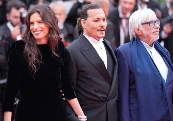 The Jeanne du Barry Film Premiere at the 76th Edition of the Cannes Film Festival The cast of the movie Jeanne du Barry , headlined by Johnny Depp and MaÃ¯wenn, attends the opening gala night and red carpet event of the movie Jeanne du Barry , during the opening ceremony of the 76th edition of the Cannes Film Festival on May 16 2023, in Cannes, France Cannes Palace of Festivals and Congresses of Cannes Cannes France Copyright: xAlexandraxFechetex _ADR8268