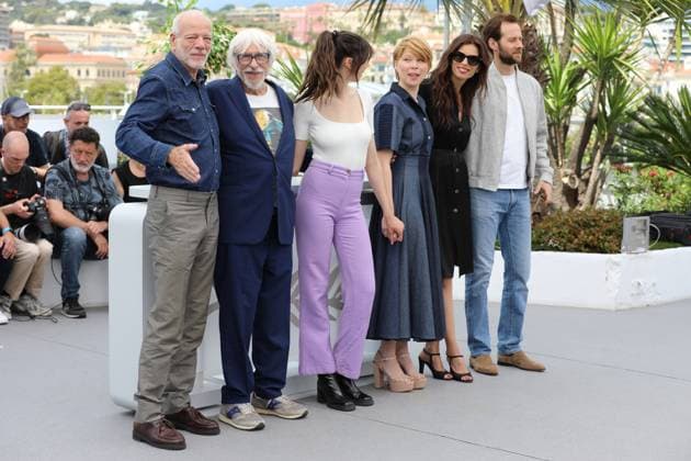 May 17, 2023, Cannes, Cote d Azur, France: Jeanne du Barry cast and crew including PASCAL GREGORY, PIERRE RICHARD and MAIWENN attend the photocall for the Jeanne du Barry during the 76th Annual Cannes Film Festival at Palais des Festivals on May 17, 2023 in Cannes, France Cannes France - ZUMAc179 20230517_zep_c179_006 Copyright: xMickaelxChavetx