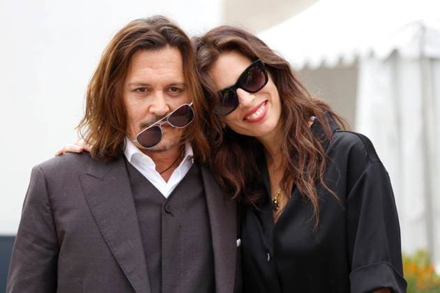 Maiwenn und Johnny Depp beim Photocall zum Kinofilm Jeanne du Barry auf dem Festival de Cannes 2023 76. Internationale Filmfestspiele von Cannes am Palais des Festivals. Cannes, 17.,05.2023