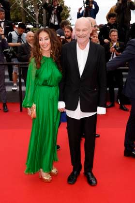 Manuela Luca-Dazio und Anselm Kiefer bei der Premiere des Dokumentarfilms Anselm - Das Rauschen der Zeit auf dem Festival de Cannes 2023 76. Internationale Filmfestspiele von Cannes im Palais des Festivals. Cannes, 17.05.2023