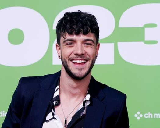 17.05.2023, Zug, Bossard Arena, SWISS MUSIC AWARDS, Sänger Luca Hänni posiert für ein Foto auf dem roten Teppich Zug Bossard Arena Zug Switzerland Copyright: xJustPictures.ch DanielaxPorcellix