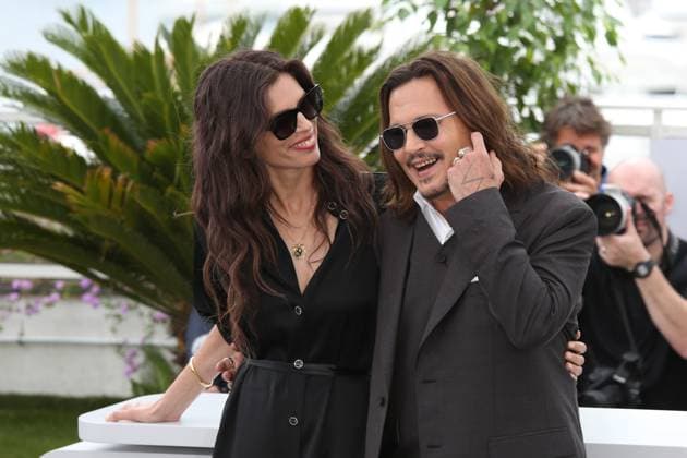 76e Festival International du Film de Cannes. Photocall du film Jeanne du Barry . 76th Cannes Film Festival. Photocall with cast of the film Jeanne du Barry . Maiwenn and Johnny Depp. 292023 2023-05-17 Cannes France  Copyright: xIsabellexVautierx xStarfacex STAR_292023_067