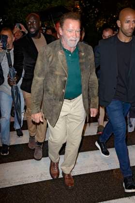 Arnold Schwarzenegger bei der Ankunft zur BMW Party im Hotel Martinez auf dem Festival de Cannes 2023 76. Internationale Filmfestspiele von Cannes. Cannes, 17.05.2023