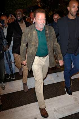 Arnold Schwarzenegger bei der Ankunft zur BMW Party im Hotel Martinez auf dem Festival de Cannes 2023 76. Internationale Filmfestspiele von Cannes. Cannes, 17.05.2023