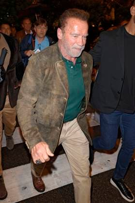Arnold Schwarzenegger bei der Ankunft zur BMW Party im Hotel Martinez auf dem Festival de Cannes 2023 76. Internationale Filmfestspiele von Cannes. Cannes, 17.05.2023
